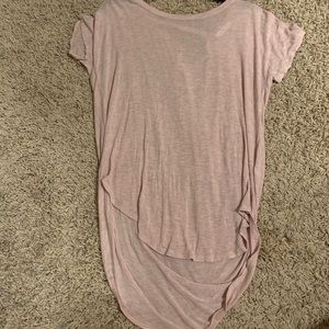 Pink top with cut out in the back